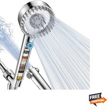 Ion Drops Filtered Shower Head with Handheld, Detachable High Pressure Shower...