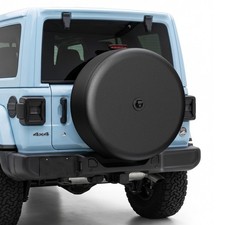 Spare Tire Cover With Camera Hole For Jeep Wrangler Jl 2018-2025 32 Wheel Prot