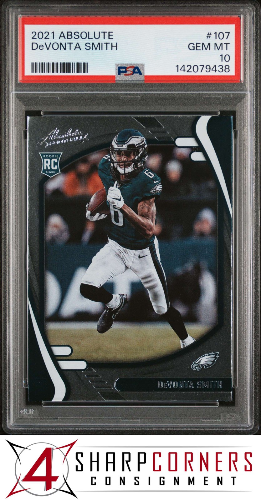 DeVonta Smith Panini Absolute #107 Base