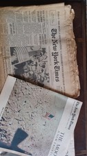 The New York Times August 3, 1969 Apollo Moon Landing Supplement Newspaper