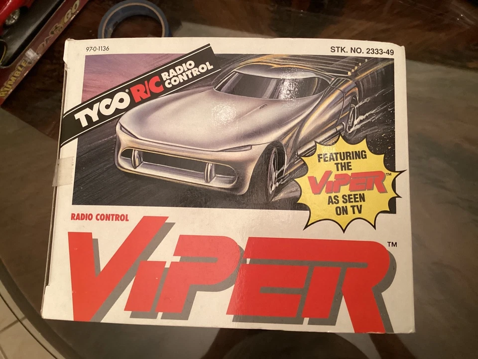 Vintage Tyco Silver Dodge Viper Defender TV show Radio Control RC - Image 4 of 4