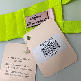 Agent Provocateur Axis Yellow 34D/3 Set NWT