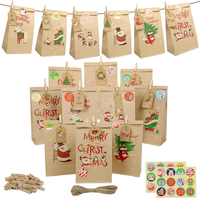 Adventskalender Zum BefüLlen 2025 TüTen - 24X13Cm Weihnachtskalender Zum Selber
