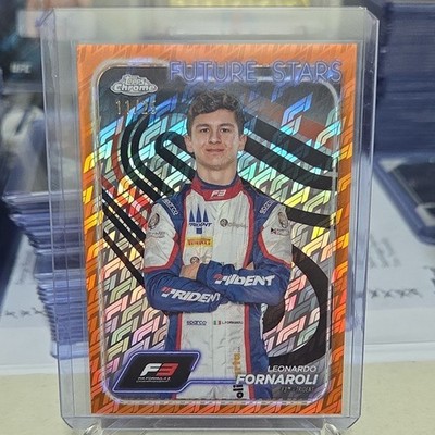 2024 Topps Chrome F1 Logofractor Leonardo Fornaroli Future Stars Orange 11/25 