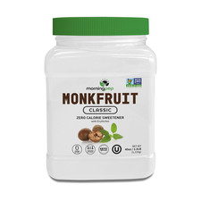 Morning Pep Monk Fruit Sweetener, Classic White Sugar Substitute, Keto Diet Fr