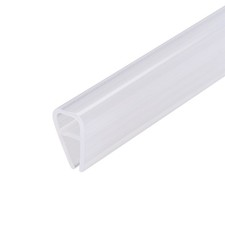 Frameless Glass Shower Door Sweep Seal U-Type 8mm Drip Rail 1/4"(6mm) x 78.74"