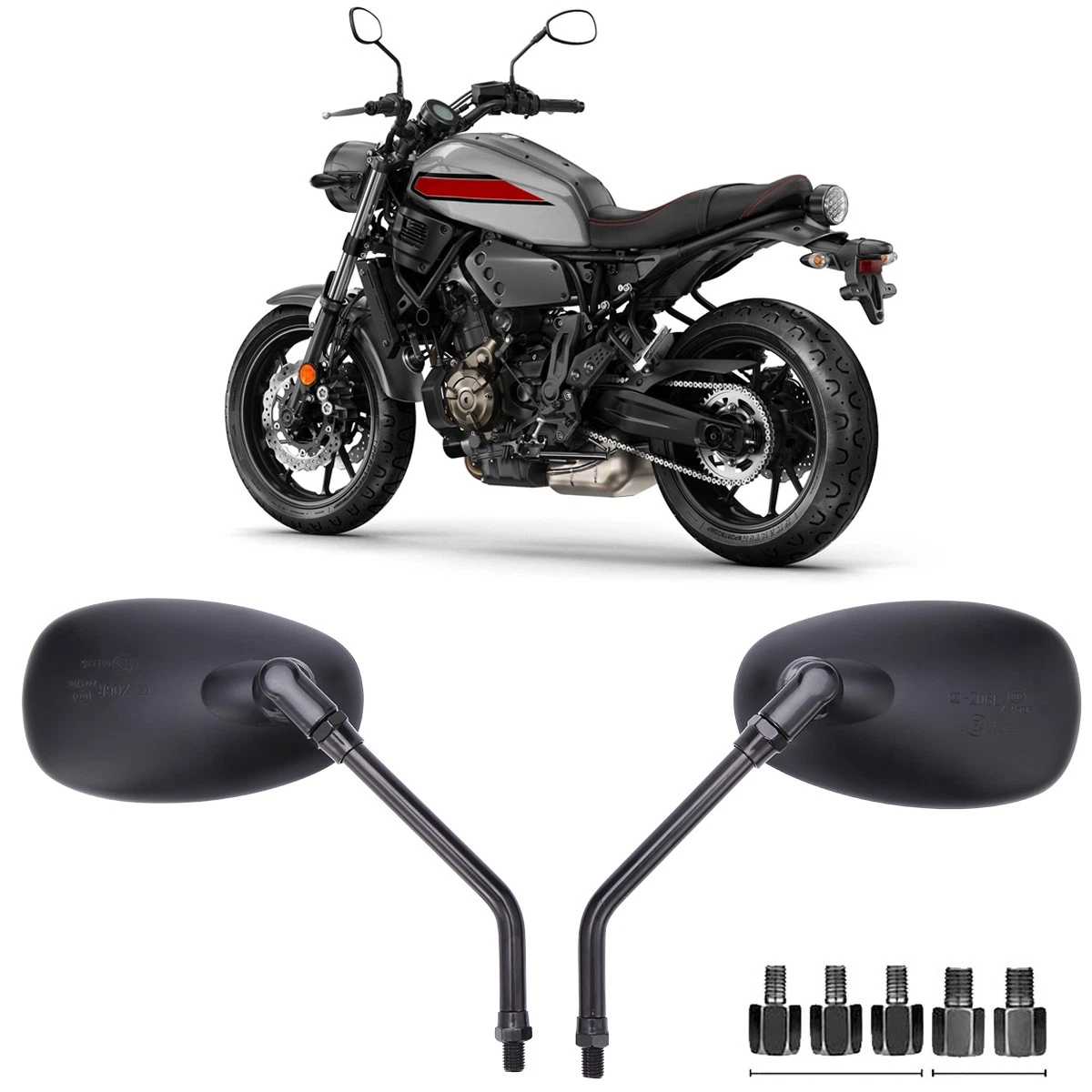 Motorcycle & Scooter Mirror Assemblies for Yamaha XSR900 for sale