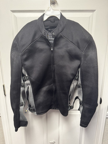 Xelement Unisex Black Armored Lined Padded Textile Biker Jacket Size XL - Picture 1 of 6