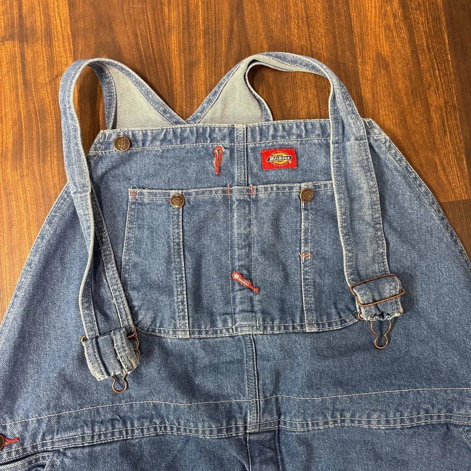 Мужской синий джинсовый комбинезон-комбинезон Dickies - Изображение 3 из 4