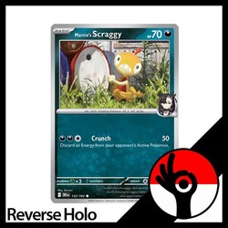 Marnie's Scraggy 132/182 Destined Rivals Reverse Holo