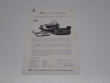 GHIA SNOGHIA MOTOSLITTA BROCHURE DEPLIANT PROSPEKT (M37)