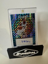 Monte Morris 2022-23 Panini Mosaic Scripts MS-MOR Auto Washington Wizards Prizm
