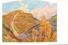 dq464 serie di 9 cartoline di varese illustratore metlicovitz