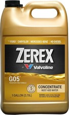 Zerex G05 Antifreeze Coolant Concentrate 1 Gallon Zerex G05 Antifreeze Coolant Concentrate 1 Gallon