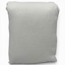 NEW Pottery Barn Belgian Flax Linen Duvet Cover Full Queen White