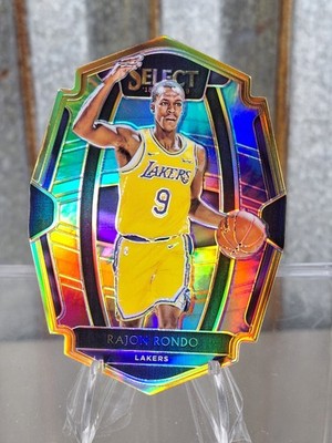 2018-19 Select Rajon Rondo Tie-Dye Prizm Die Cut /25 Lakers SP SSP     
