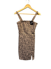 Forever 21 Y2K Leopard Print Bodycon Dress Womens Medium Mob Wife NWT Animal