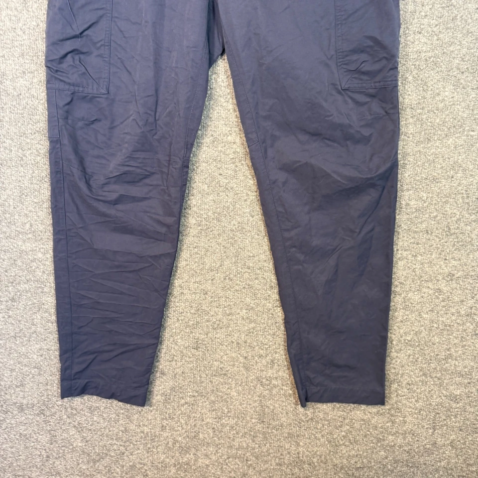 Calça Nike Masculina Média Azul Cônica Carga Cintura Elástica Slim Fit Casual Swoosh - Imagem 2 de 4