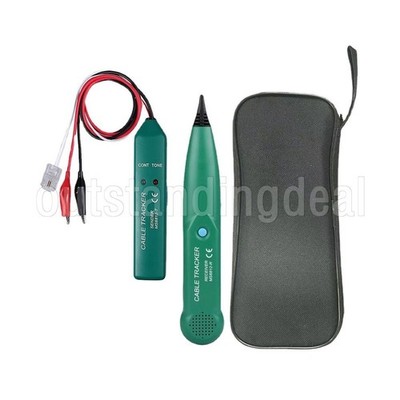 MS6812 Multi-Function Cable Tracker Cable Locator w/ Carrying Pouch & Test Leads