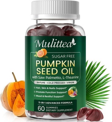 Pumpkin Seed Oil with Saw Palmetto Supports Immune, Hair & Prostate Health