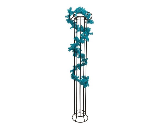 artplants KüNstliche Girlande Edeltannengirlande Dorothea, TüRkis, 270Cm, Ø20Cm-image