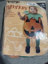 Spooktacular Creations Pumpkin Plush Costume Size 12-18 Months NEW