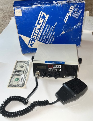 Lorad XR Stinger Compact VHF Marine boat Radio 90 Channels 25/1 Watt Transceiver