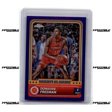 2024 Topps Chrome McDonald's A/A - Purple #37 Donnie Freeman Rookie /150