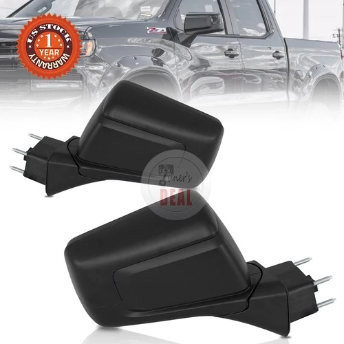For 2019-23 Chevro Silverado/GMC Sierra 1500 Mirror Power Heat Right & Left Side