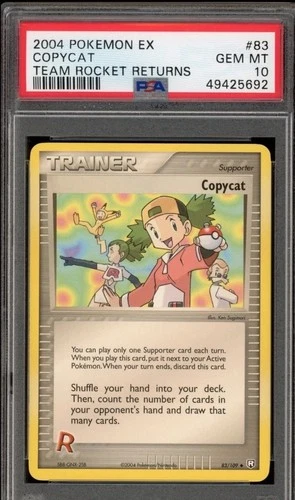 Pokemon Copycat EX Team Rocket Returns #83 PSA 10 Gem Mint 🔥POP 8🔥