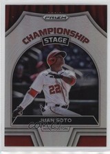2022 Panini Prizm Championship Stage Silver Prizm Juan Soto #CS-7 e9p