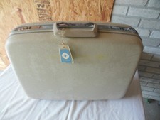 Valise vintage Samsonite Silouette, marron 15-1/2" de haut, très bon état/occasion