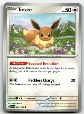 Eevee Prismatic Evolutions 74/131