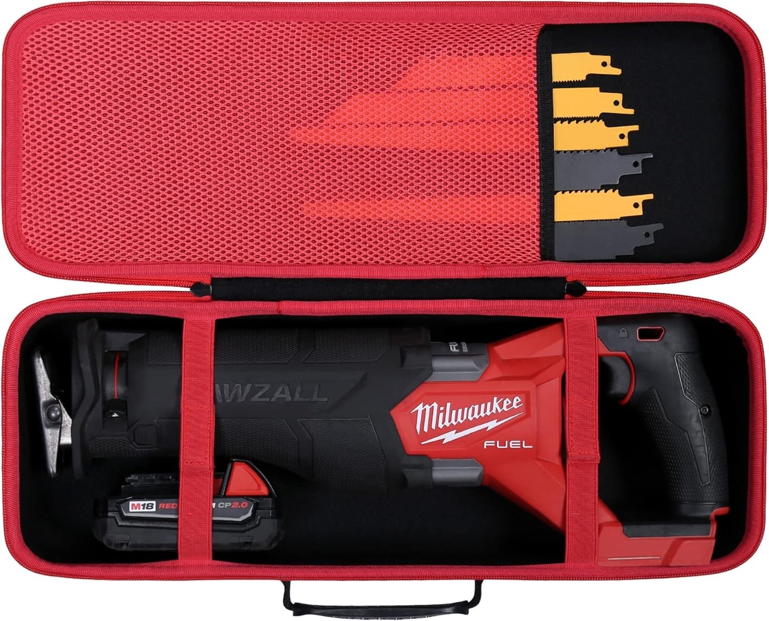 Hard Case Replacement for Milwaukee M18 Fuel Sawzall Brushless (Case Only)