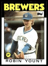 Robin Yount 1986 Topps #780 Brewers MLB READ FREE SHIPPING AutographDen