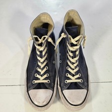 Converse Chuck Taylor All Star Navy Blue High Top Sneakers Men 9 Women 11 M9622