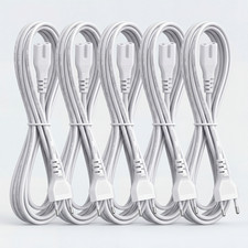 Stromkabel Eurostecker 5x Stück 2-Polig (CEE 7/16, Typ C) 1,8m