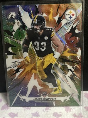 Topps 2026 Jack Sawyer RC Rookie #180 Pittsburgh Steelers NFL 041/100