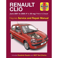 Renault Clio 06.2001-2005 Benzin Diesel Werkstatthandbuch Haynes