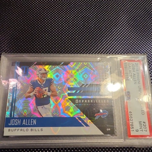 2018 Unparalleled Josh Allen Galactic PSA 9 RC SP #207 Case Hit!