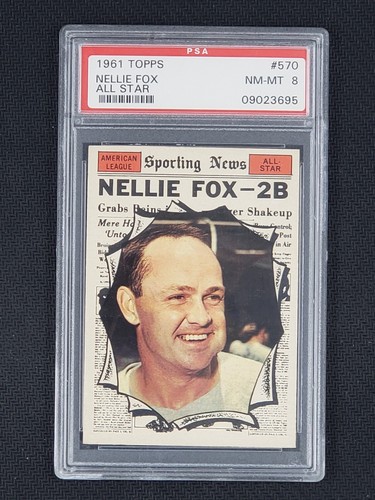 Nellie Fox #570 1961 Topps card