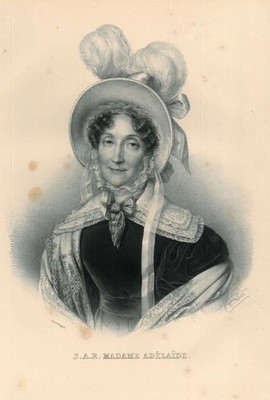 Portrait of Louise Marie Adelaide Eugenie d'Orleans