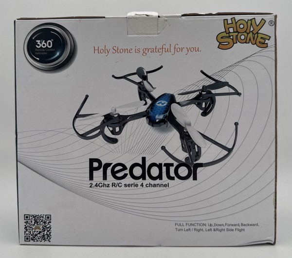 Drone RC Holy Stone Azul Negro Quad Predator HS170 + Manaul (Nueva Caja Abierta)