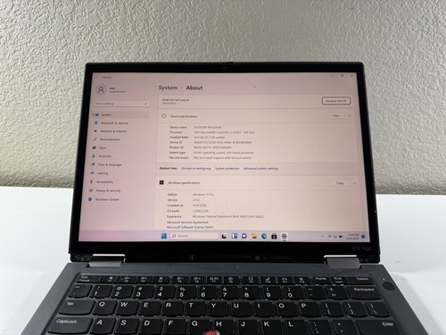 Lenovo ThinkPad X13 Yoga Gen 3 13.3" Touch i5-1245U 16GB RAM 256GB Win11P READ” - Picture 6 of 18