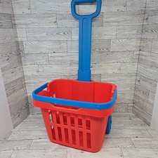 Melissa  Doug Fill  Roll Grocery Basket Shopping Cart Play Set BASKET ONLY