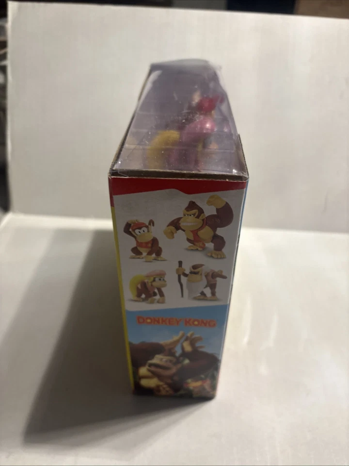 Jakks Pacific Nintendo Donkey Kong 2 1/2'' Figure 4pk Toy Set Diddy Cranky Dixie - Image 3 of 4