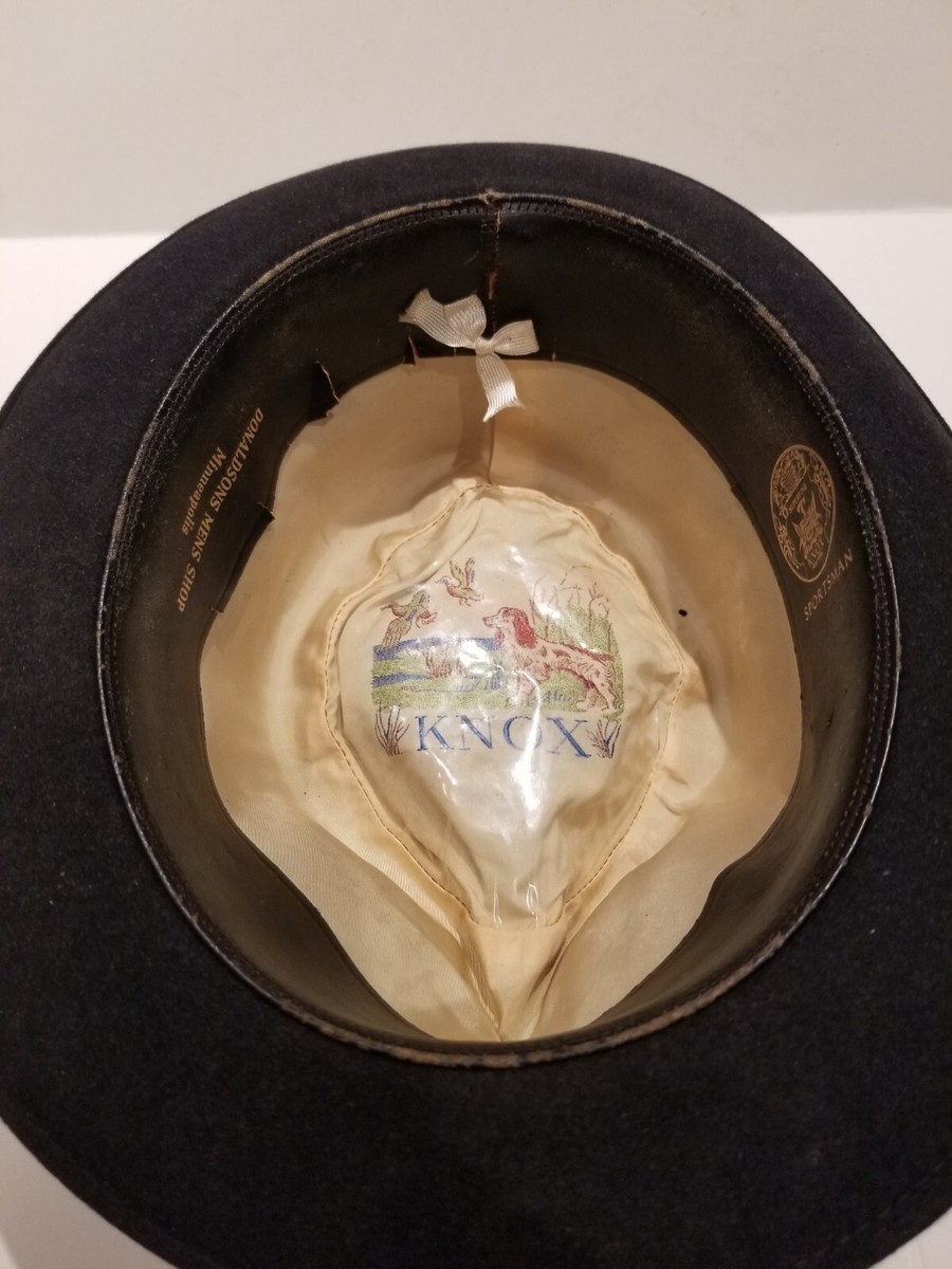 Vintage Knox Hat Cap Sportsman Superfine New York Fedora 6 7 Vintage Knox Hat Cap Sportsman Superfine New York Fedora 6 7