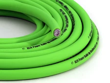 KnuKonceptz KCA NEON Kandy GREEN Ultra Flex 4 Gauge Power / Ground Wire