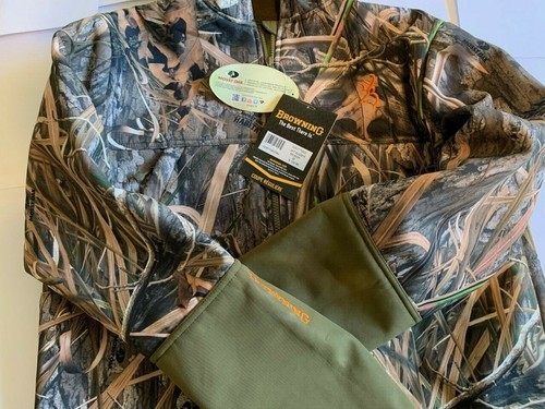 Men's Browning Mossy Oak Wader Hunting Jacket Camo, Size: M - Picture 4 of 6