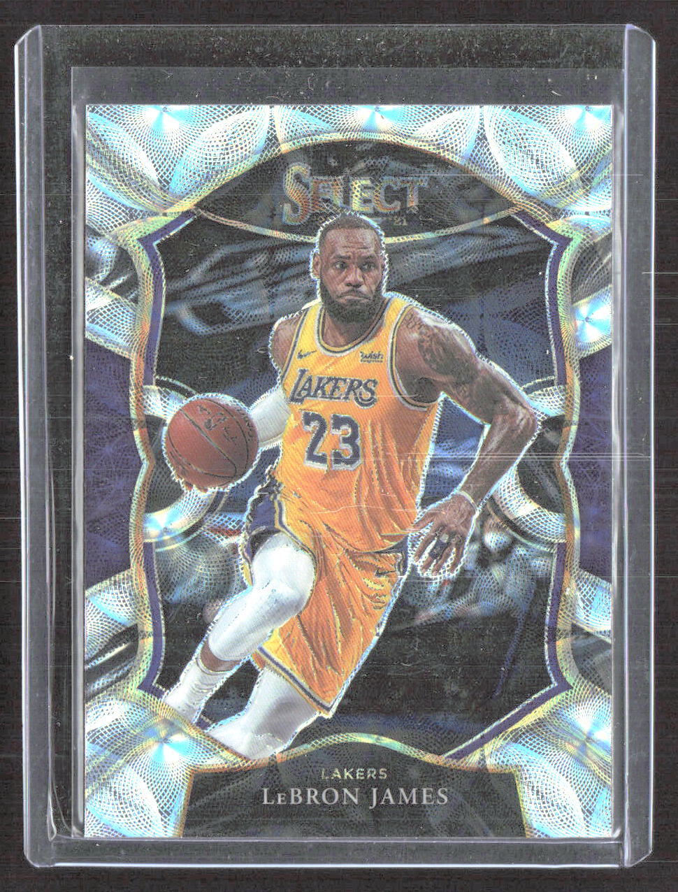 LeBron James 2020-21 Panini Select Scope Prizms Los Angeles Lakers 3 #23